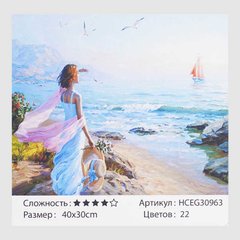 Картини за номерами 30963 (30) "TK Group", "Дружина капітана", 40х30 см, в коробці купити в Україні