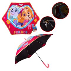 Зонт детский Paw Patrol PL82133 (60шт) Скай и Еверест, светоотражающая лента, диаметр – 89 см, длина трости – 69 см купить в Украине