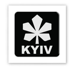 3D стікер "Kyiv Black" (ціна за 1 шт) купити в Україні
