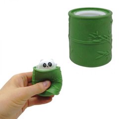Іграшка-антистрес "Панда в бочці" (зелений)