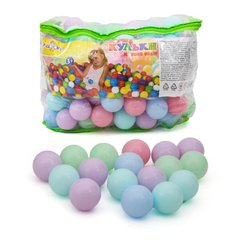 Кульки для сухого басейну, 120 шт., d=6 см KW-02-430 Kinderway, в сумці купити в Україні