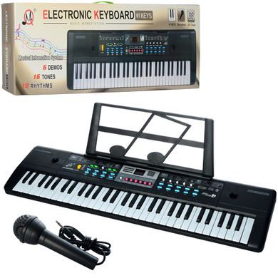 Синтезатор MQ601-605UFB 61 клавіша, мікрофібра, запис, 16 тонів, 10 рітмів, Bluet, USB, 2 кольори, б купити в Україні
