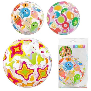 Intex Мяч 59040 NP (36) разноцветный, диаметром 51см, 3 вида, от 3-х лет купить в Украине
