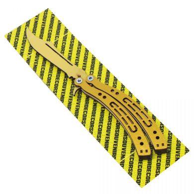 Сувенирный нож-бабочка "CS GO (GOLD)" BAL-G Сувенир-декор (4820242360061) купить в Украине