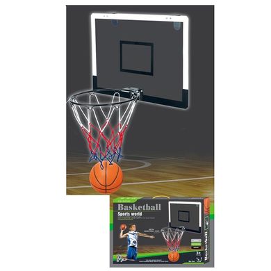 Баскетбольне кільце MR 1184 (8шт) щит пластик 40-26см , кільце (метал) 25см, сітка, м'яч, насос, в кор-ці, 40-26,5-6,5см купить в Украине