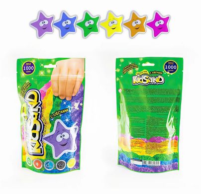 Кінетичний пісок з блистками "KidSand" 1000г у пакеті KS-03 Danko Toys МИКС купити в Україні