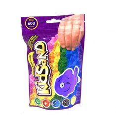 Кинетический песок KidSand, в пакете, 600 г фиолетовый купить в Украине