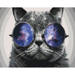 Картина за номерами "Котик на Маямі" ★★★★ купити в Україні