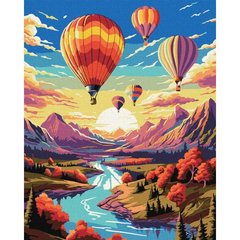 Картина по номерам "Полет на воздушном шаре" купить в Украине