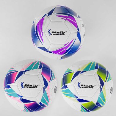 М'яч футбольний C 44436 3 види, вага 400 грам, матеріал PU, балон гумовий (6900067444363) Микс купити в Україні