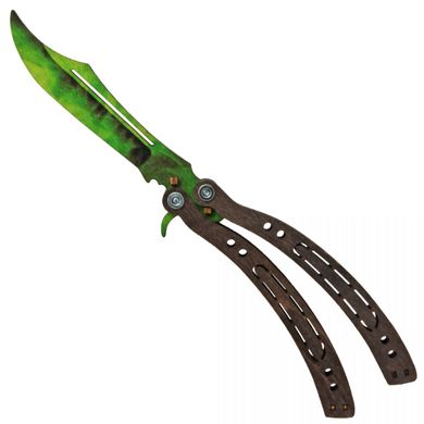 Нож Бабочка "CS GO. Emerald" BAL-E Сувенир-декор (4820242360085) купить в Украине