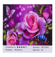 Алмазна мозаїка GB 72683 (30) 40х30см, 26 кольорів, у коробці купити в Україні