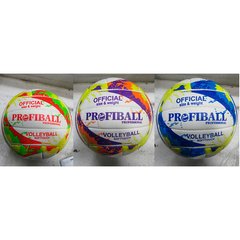 М'яч волейбольний 1194ABC офіційний розмір, ПУ, ручна робота, 280-300г., 3 кольори, кул. купити в Україні