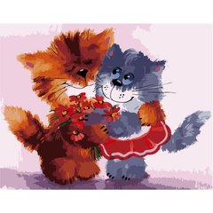 Картина по номерам "Дружные котики" VA-2659 Strateg (4820220568038) купить в Украине