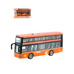 Автобус WY912A (24шт) інерц, 1:16, двоперховий, 27,5см, звук, світло, відч.двері,гумові колеса,, на бат(табл), в кор-ці, 32-19-12см купить в Украине