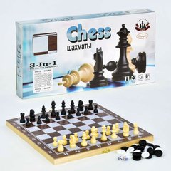 Шахматы "3 в1" F 22016 (48) в коробке [Коробка] купить в Украине