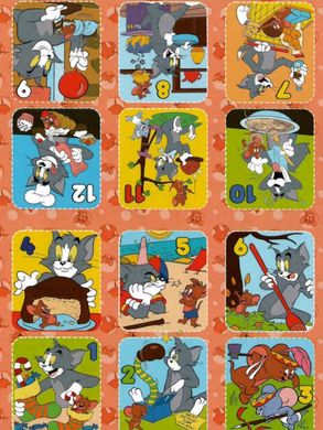 Раскраска Tom and Jerry А4 + 12 наклеек-образцов 7858 Jumbi (6906172107858) купить в Украине