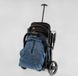 Коляска прогулянкова дитяча L-64055 Comfort JOY Синій джинс, рама сталева, футкавер, в коробці (6989236360055)