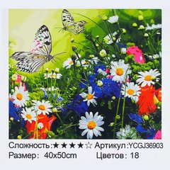 Картина за номерами YCGJ 36903 (30) "TK Group", 40х50 см, “Галявина”, в коробці купить в Украине