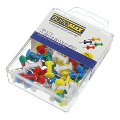 Кнопки-гвоздики цветные ВМ.5150 Buromax 50шт., в пластиковой коробке (4823078951632) купить в Украине