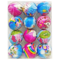 Мячики фомовые "Конячки" микс, 6 см, 12 штук купить в Украине