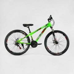 Велосипед Спортивний Corso 26" дюймів «Global» GL-26639 (1) рама сталева 13’’, обладнання Saiguan 21 швидкість, зібран на 75% купити в Україні