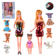 Кукла типа "Барби" FB087-1 (48шт|2) 2 вида,куколка,питомец,аксессуары,в кор. купить в Украине