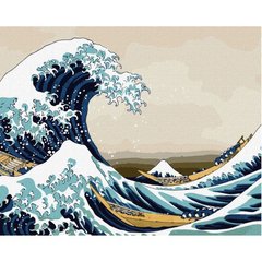 Картина по номерам "Большая волна в Канагаве" купить в Украине