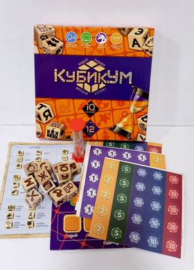 Настольная развлекательная игра КубикУм G-KU-01U Danko Toys (4823102804231) купить в Украине