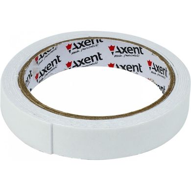 Стрічка клейка Axent двостороння піна 18мм./2м (4250804844089) купити в Україні
