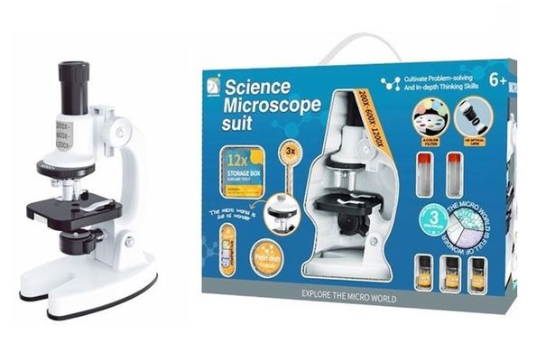 Дитячий мікроскоп SD222 для дослідів, у коробці (6965842400255) купить в Украине