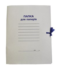 Папка на завязках, А4, картон 0,35 мм, клееный клапан BM.3356 BUROMAX (4823078910370) купить в Украине