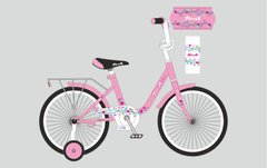 Велосипед детский PROF1 16д. Y1681 (1шт) Flower, розовый,звонок,доп.колеса купить в Украине