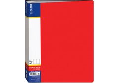 Папка с 60 файлами А4 E30606 Economix (4044572306067) Красный купить в Украине