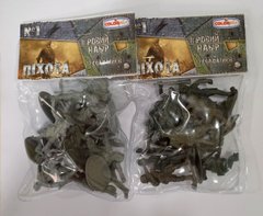 Детский набор солдатиков1-040 "Пехота" №1 (12 элементов), Colorplast (4820190880390) Микс купить в Украине