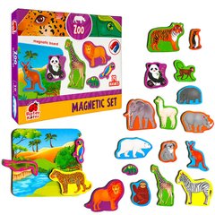 гр Магнітний набір "Zoo" with board RK2090-02 (12) "Vladi Toys", в коробці купить в Украине