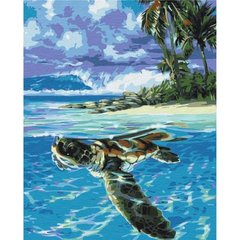 Картина по номерам "Тропическая черепаха" ★★ купить в Украине