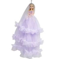 Лялька в довгій сукні "Наречена", бузковий купити в Україні