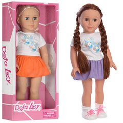 Кукла DEFA 5510 (6шт) мягконабивная, 46см, 2вида, в кор-ке, 48-20-10,5см купить в Украине