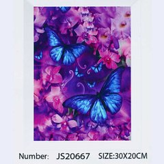 Алмазна мозаїка JS 20667 (50) "TK Group", 20х30 см, “Метелики”, в коробці купити в Україні