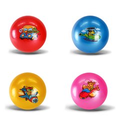 М'яч гумовий арт. RB24155 (500шт) 9", 60 грам, 4 кольори купити в Україні
