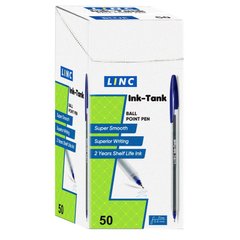 Ручка кульк/масл "Ink Tank" синя 0,6 мм "LINC" купити в Україні