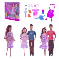 Кукла типа "Барби" QQ34-2 (48шт|2) 2 вида, беременная, семья, с аксессуарами, в кор. – 30*6*32.5 см, р-р игрушки – 29 см купить в Украине