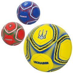М'яч футбольний 2500-269 (30шт) розмір5,ПУ1,4мм,ручна робота, 32панелі, 400-420г, 3види(країни), в пакеті купить в Украине
