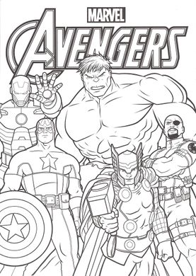 Розмальовка Marvel Avengers А4 742653 YES (4823091909191) купити в Україні
