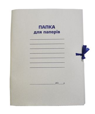 Папка на зав'язках, А4, картон 0,35мм, клеєний клапан BM.3356 BUROMAX (4823078910370) купити в Україні