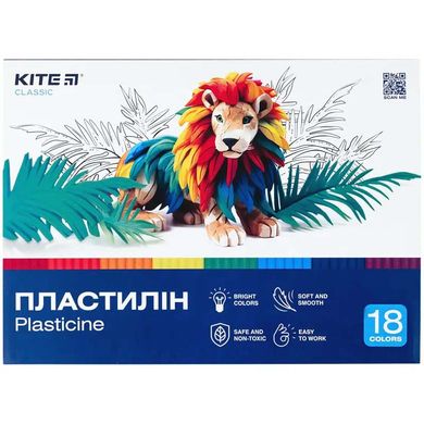 Пластилін, 18 кольорів, 360 г. Kite Classic купити в Україні