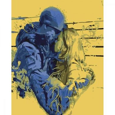 Картина по номерам "Героическая любовь" Strateg с лаком и уровнем, 40х50 см (4823113819569) купить в Украине
