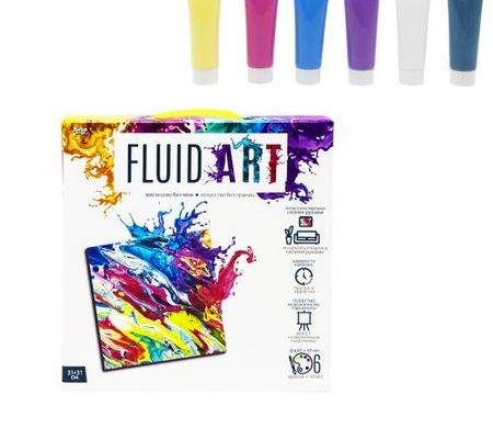 Набір для творчості "Fluid art" купити в Україні