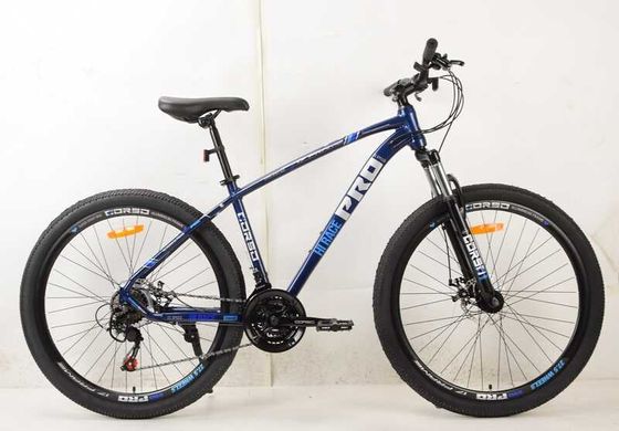 Велосипед Спортивний CORSO «HI RACE PRO» 27,5" дюймів HR-27156 (1) рама алюмінієва 17``, обладнання Shimano 21 швидкість, зібран на 75% купити в Україні